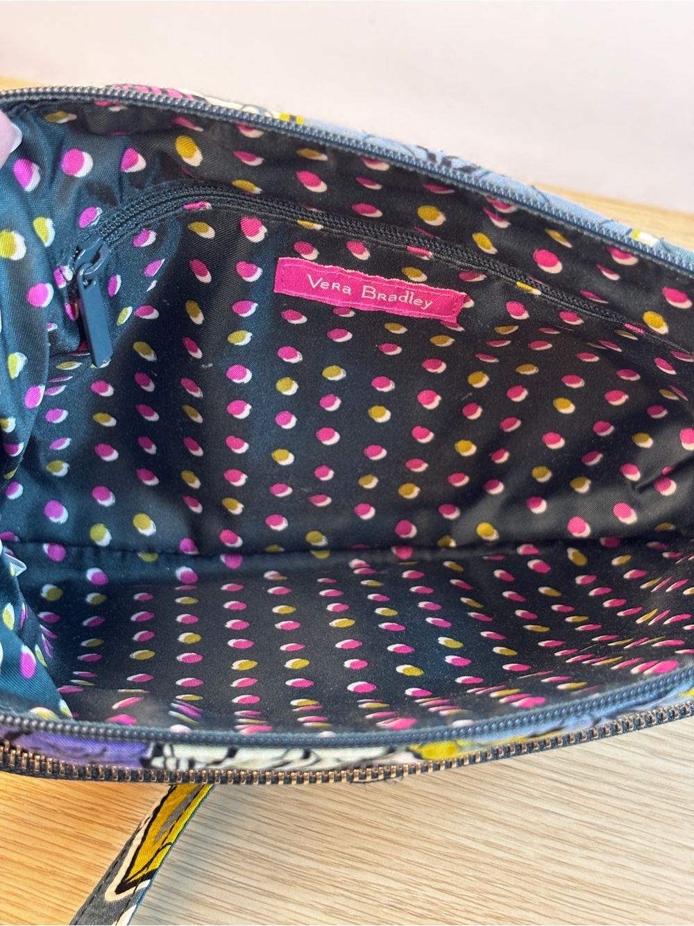 Vera Bradley Quilted “Falling Flowers” crossbody bag - Picture 8 of 9